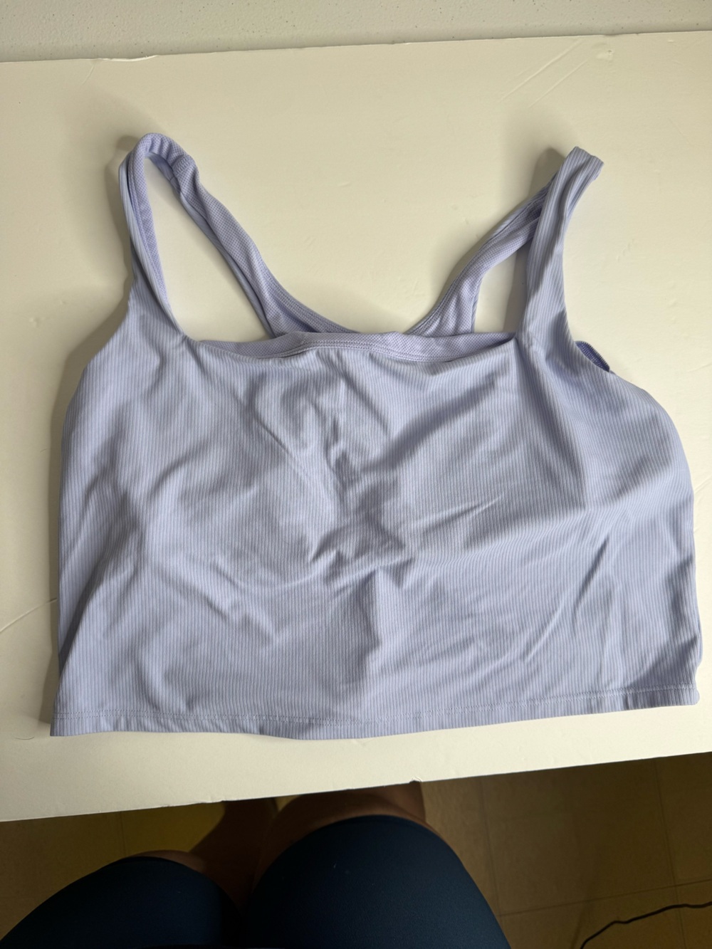 all in motion Light Lavender Ribbed Tank Top